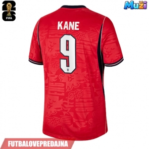 Lacne Muži Futbalové dres Anglicko Harry Kane #9 MS 2026 Krátky Rukáv - Preč